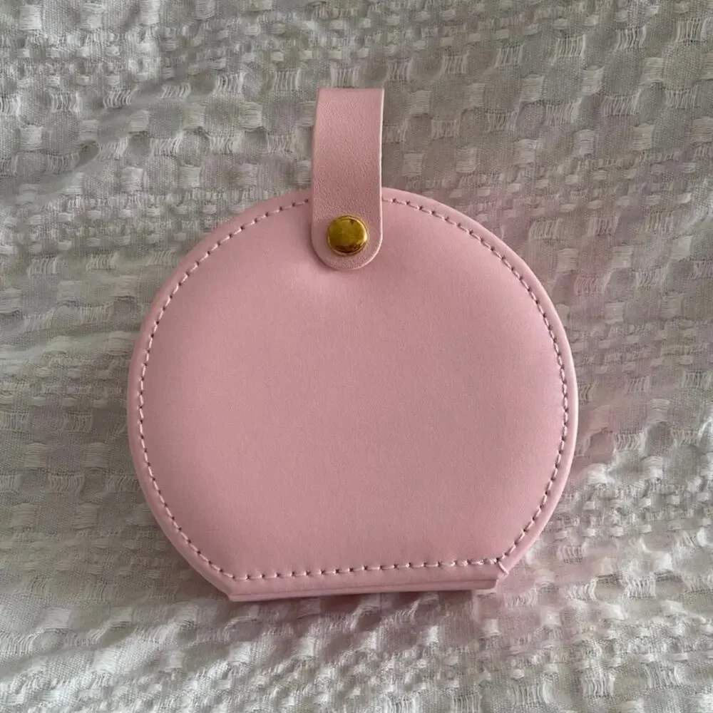 Fashion Travel Jewelry Case Pink Snap Closure